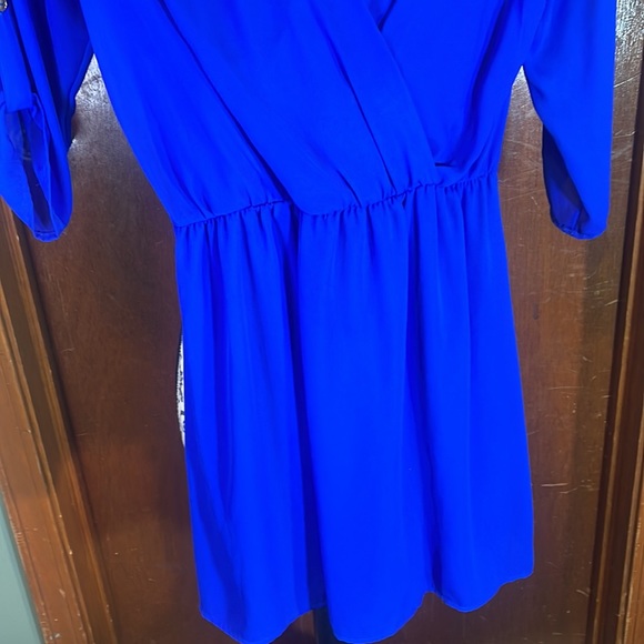 Women electric blue dress - Picture 5 of 5